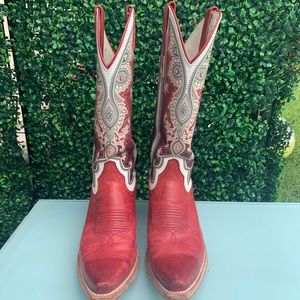 Red Cowboy Boots